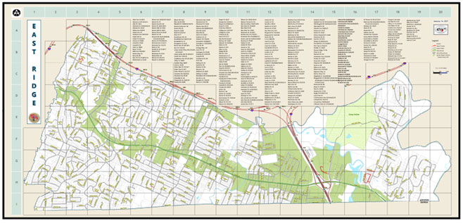 East Ridge Map