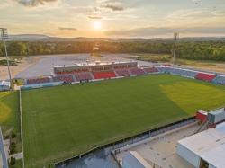 Aerial of Football Field
